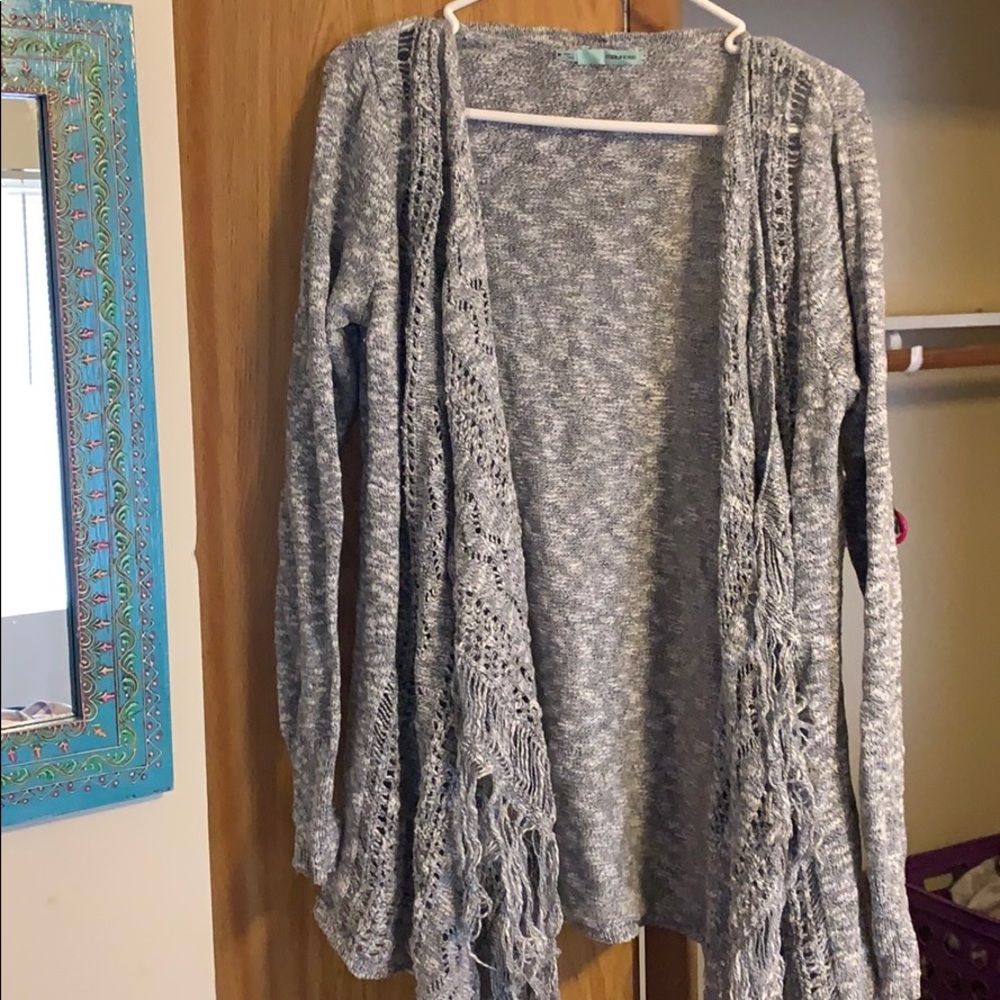 Gray Cardigan